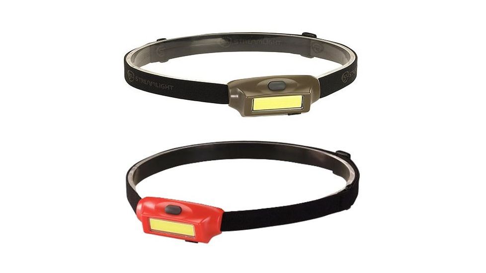 Streamlight Bandit LED Rechargeable Headlamp, Blue, Coyote, Red