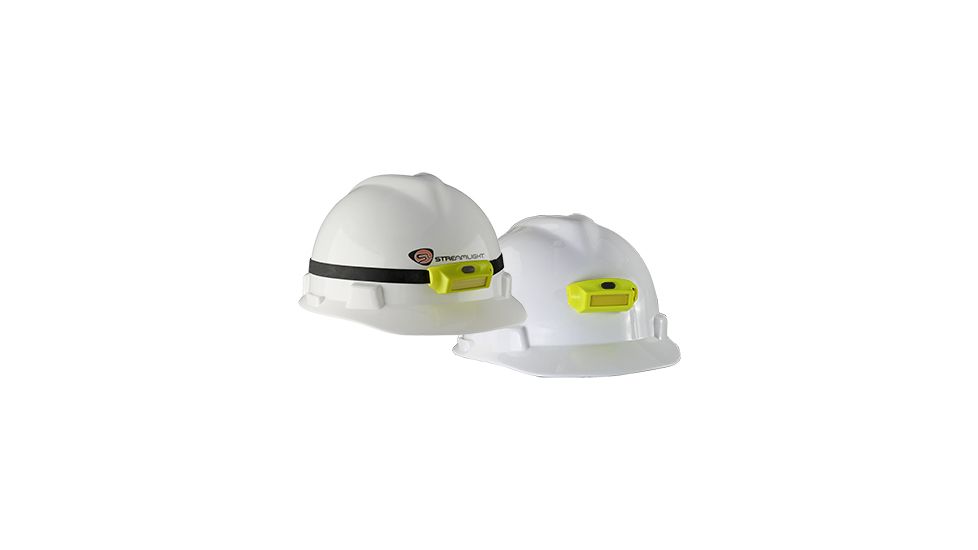 Streamlight Bandit Pro - Elastic Headstrap, Rubber Hard Hat Strap, 3M Dual Lock And Usb Cord - White Led, Yellow, 61716