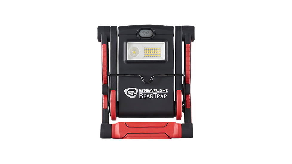 Streamlight BearTrap Multi-Function LED Work Light, Lithium Ion, White, 2000 Lumens, Red/Black, 61520