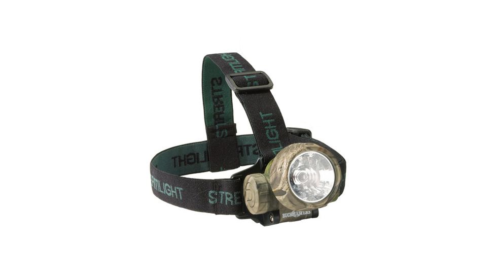 Streamlight Buckmasters Trident HP Headlamp - 1 White, 3 Green LEDs, - Realtree Camo 61081
