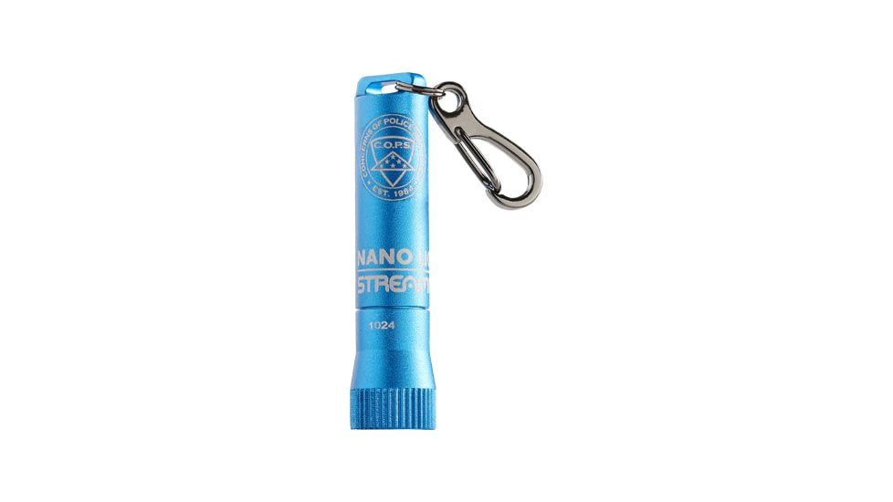 Streamlight C.O.P.S.Nano Light II AAAA 20 Lumens LED Flashlight, Blue, 73021