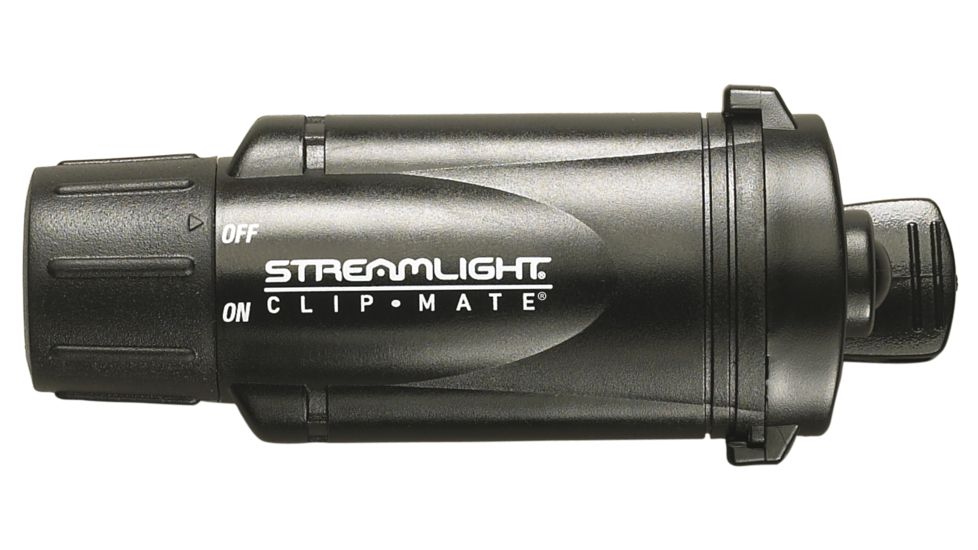 Streamlight Clipmate Flashlight, White LED, Black