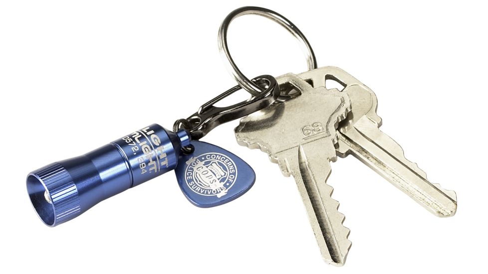 Streamlight Concerns of Police Survivors Blue Nano Light LED Keychain with White LED, Blue 73002