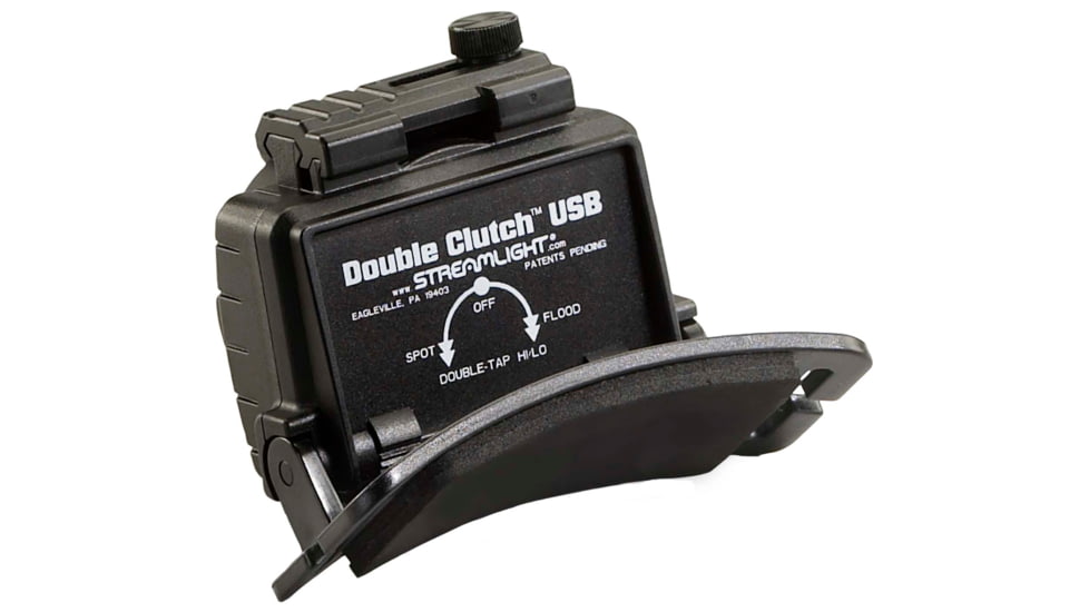 Streamlight Double Clutch USB Headlamp,125 Lumens, Black 61601
