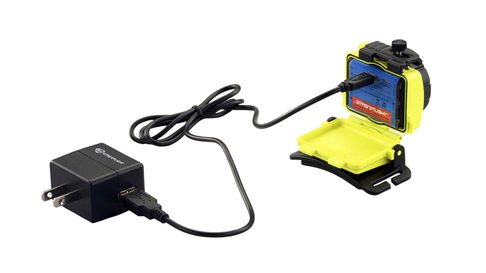 Streamlight Double Clutch USB Headlamp,125 Lumens,Yellow 61600