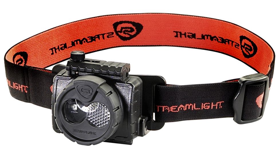 Streamlight Double Clutch Headlamp, 125 Lumens, 240V Usb Cord, Black, 61606