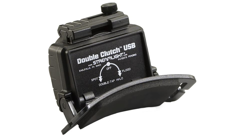 Streamlight Double Clutch USB Headlamp,125 Lumens,Black 61601