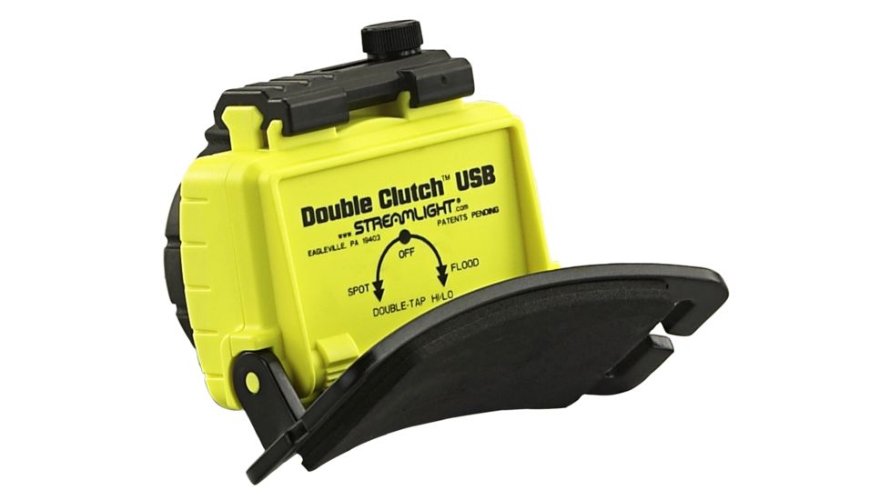 Streamlight Double Clutch USB Headlamp,125 Lumens,Yellow 61600