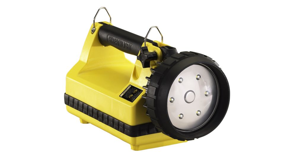 Streamlight E-Flood Litebox Rechargeable Lantern Standard System, 615 Lumen Led, 22060 -Iec Type A 240V Ac Charge Cord, 12V Dc Mount Rack, Yellow, 45824