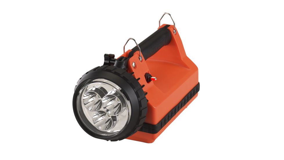Streamlight E-Spot Firebox Rechargeable Lantern, Standard, 540 Lumen Led, 22062 - Iec Type G 240V Ac Charge Cord, 12V Dc Mount Rack, Orange, 45863