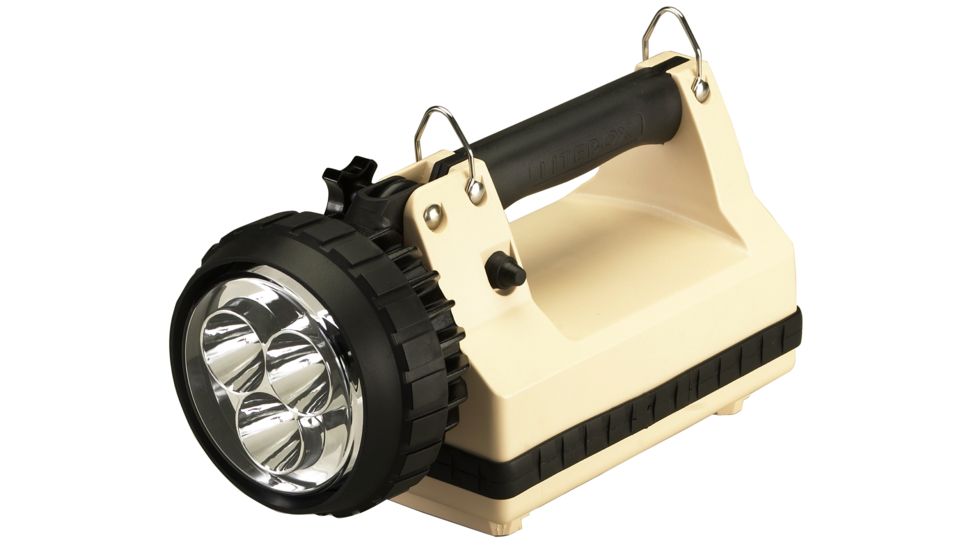 Streamlight E-Spot Litebox Rechargeable Lantern Power Failure System, 540 Lumen Led, 22062 - Iec Type G 240V Ac Charge Cord, 12V Dc Mount Rack, Beige, 45869