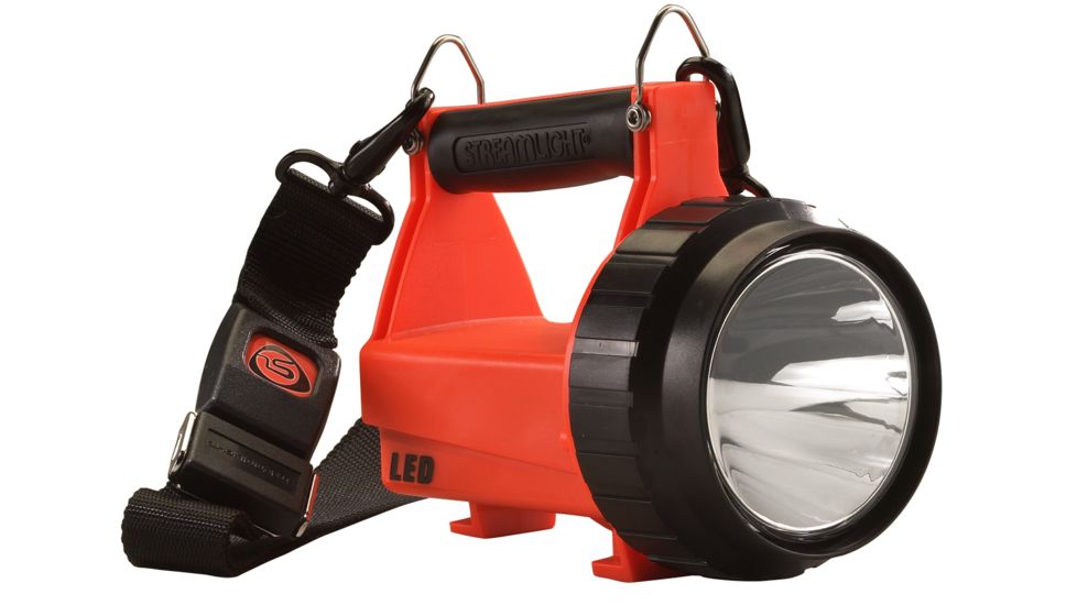 Streamlight Fire Vulcan Led Lantern, 180 Lumen, 22060 - Iec Type A 100V Ac Charge Cord, Orange, 44455