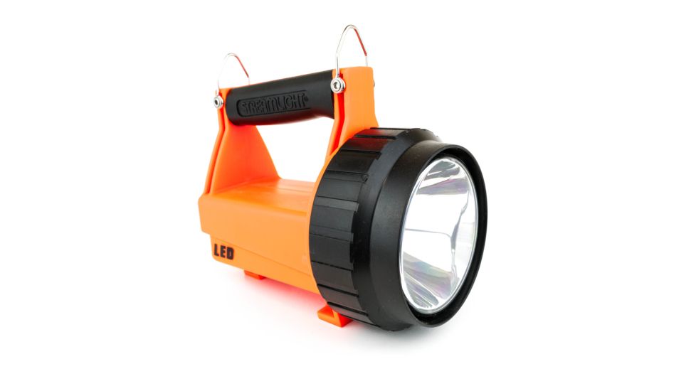 Streamlight Fire Vulcan Rechargeable C4 LED Flashlight, Orange with Vehicle Mount and 12v DC Charger, 44451