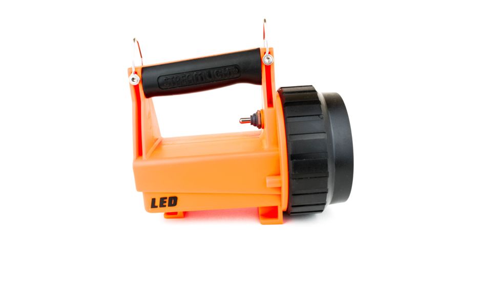 Streamlight Fire Vulcan Rechargeable C4 LED Flashlight, Orange with Vehicle Mount and 12v DC Charger, 44451