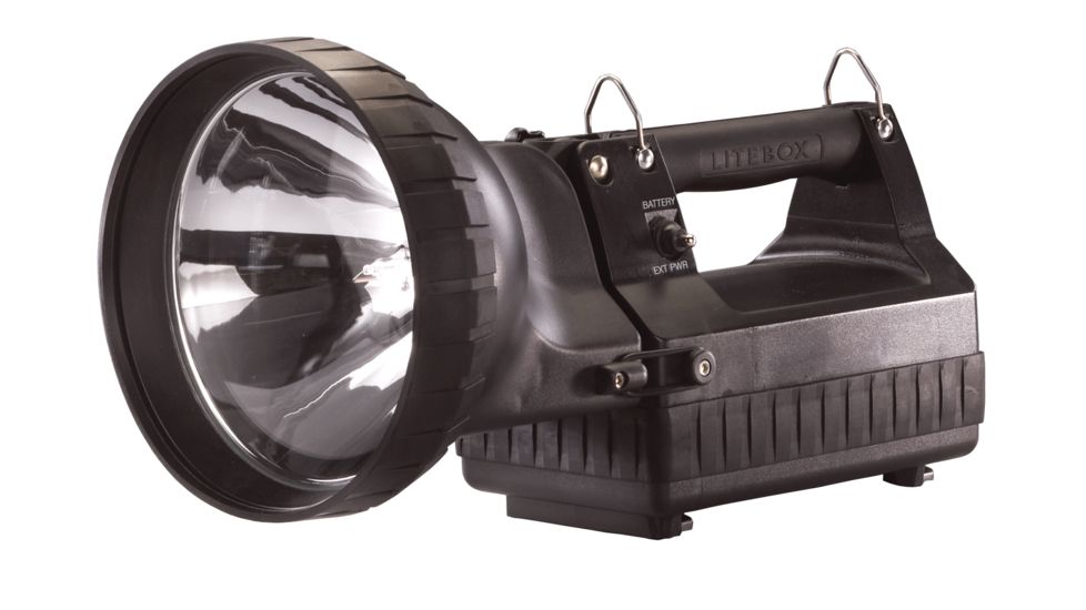 Streamlight Hid Litebox Rechargeable Lantern, 3350 Lumen, 22062 - Iec Type G 240V Ac Charge Cord, 22056 - 12V Dc Power Cord, Black, 45623