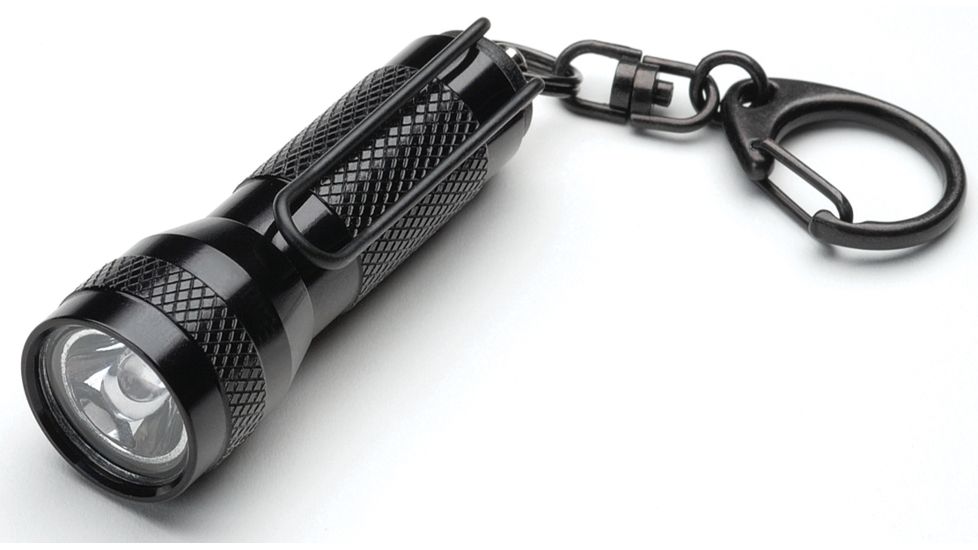 Streamlight Key-Mate Flashlight, Black with Optics Planet logo, White LED