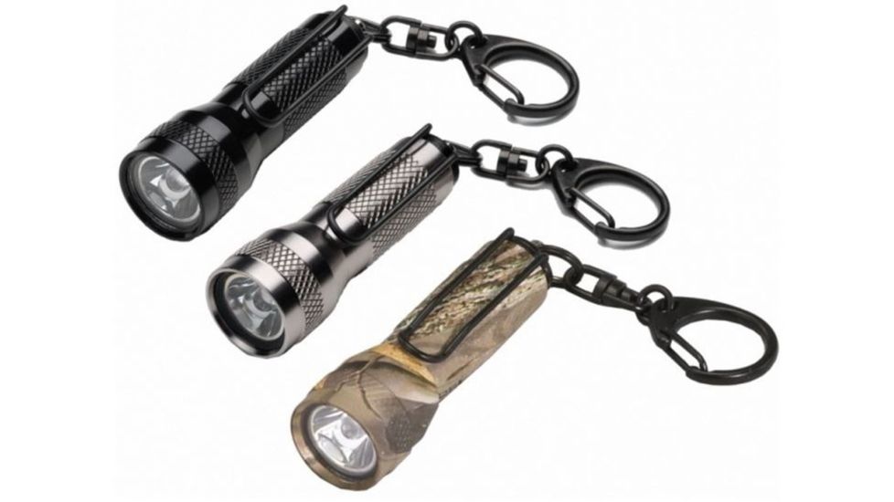 Streamlight Key-Mate Keychain Flashlight, Black, Black/Green, Black/White, Titanium/White