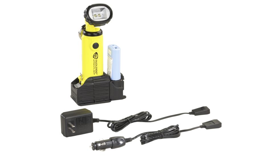 Streamlight Knucklehead Flashlight - Steady Charge 100V AC/12V DC - Yellow 90630
