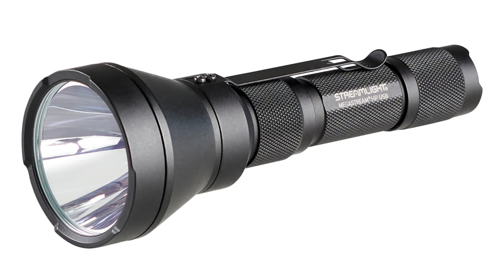 Streamlight MegaStream HP USB Lithium Ion 1350 Lumens Flashlight, Black, 66211