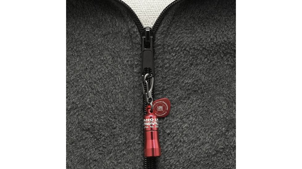 Streamlight National Fallen Firefighters Foundation Red Nano Light LED Keychain with White LED, Red 73005