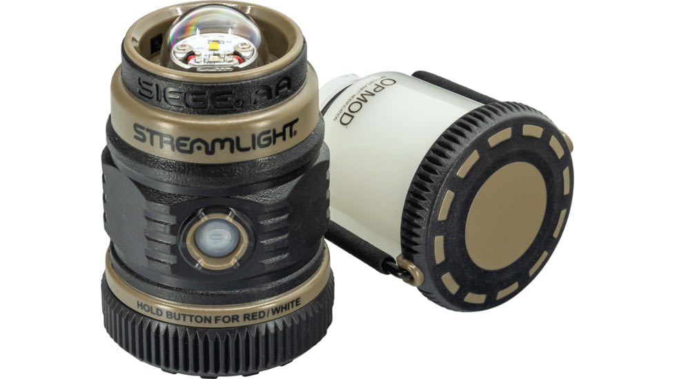 Streamlight OPMOD Mini Siege AA 200 Lumen Lantern, Coyote, 44941OPMOD