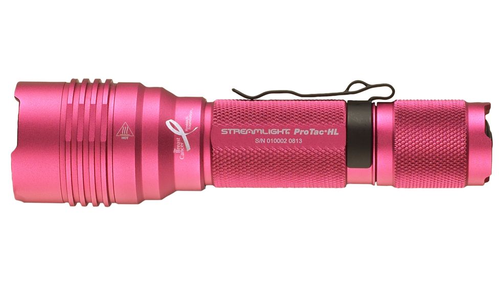 Streamlight Pink ProTac HL 600 Lumen Tactical Flashlight, Pink 88044