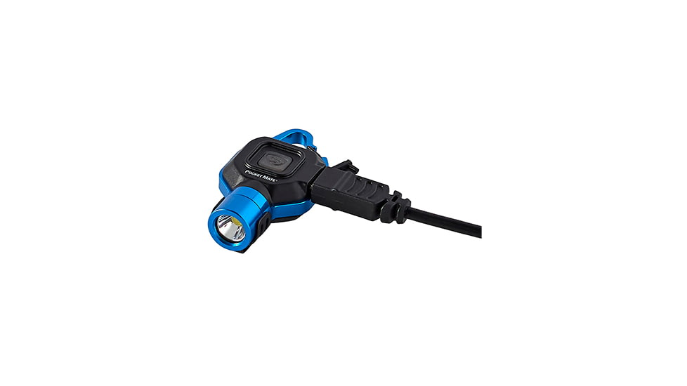 Streamlight Pocket Mate Ultra-Compact LED Flashlight, Lithium Ion, White, 325 Lumens, Blue, 73302