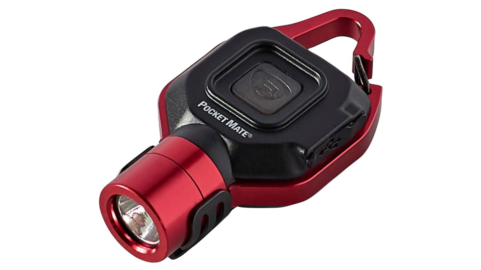 Streamlight Pocket Mate Ultra-Compact LED Flashlight, Lithium Ion, White, 325 Lumens, Red, 73301