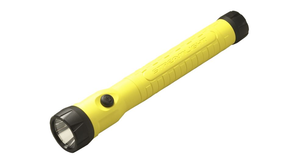 Streamlight PolyStinger LED HAZ-LO Industrial Safety Flashlight, Rechargeable, 100V Ac Charge Cord, Smart Charge, Yellow, 76419