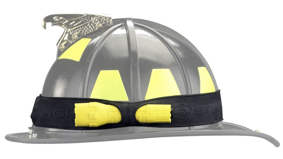 Streamlight PolyTac LED Helmet Lighting Kit - PolyTac LED, lithium, Black Jack mount, helmet band, Blister packaged, Yellow