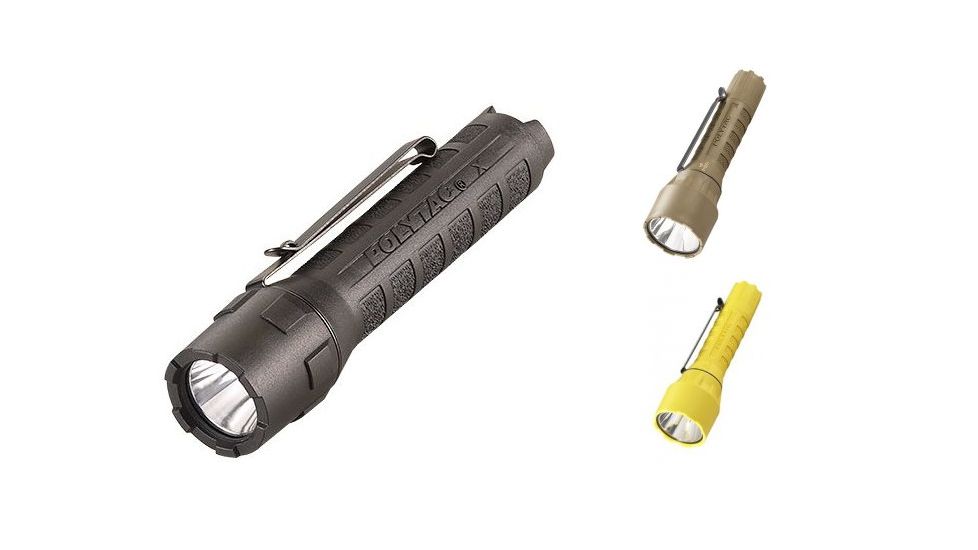Streamlight PolyTac X Dual Fuel, Professional Light, Black, Coyote, Yellow