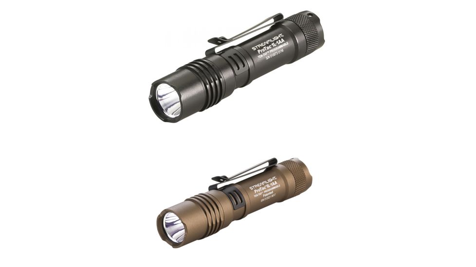 Streamlight PROTAC 1L-1AA Ultra-Compact Flashlight, 350 Lumens, Black, Coyote