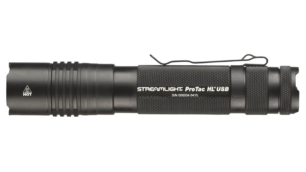 Streamlight ProTac HL USB Rechargeable Tactical Flashlight - 850 Lumens, Black 88052