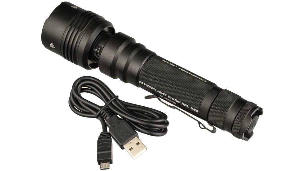 Streamlight Protac HPL USB With USB Cord, Black, 88077