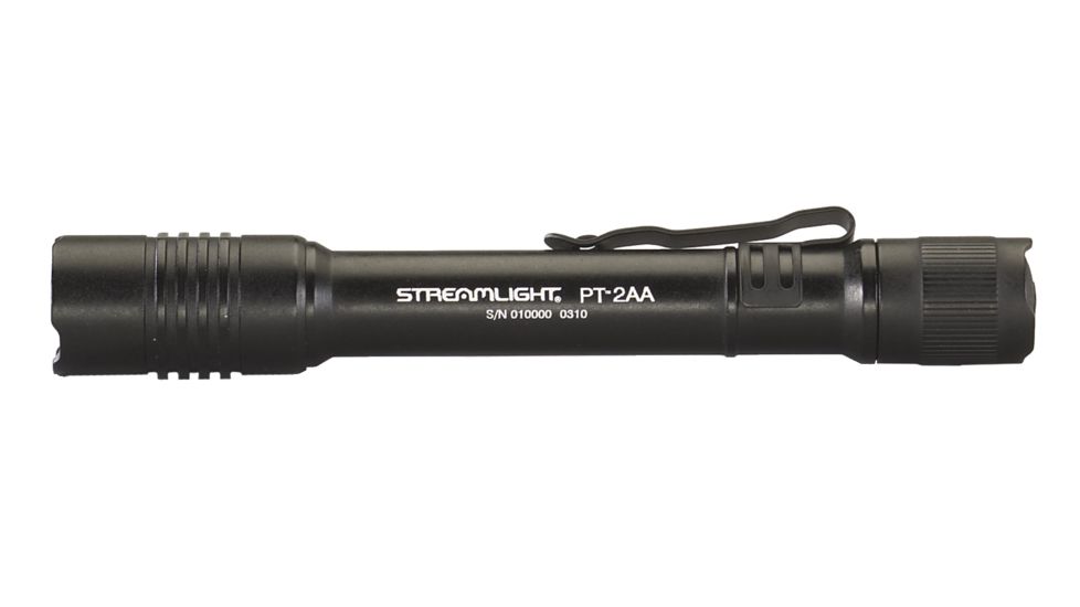 Streamlight PT Professional Tactical Series 2AA LED Flashlight, Black, 88033