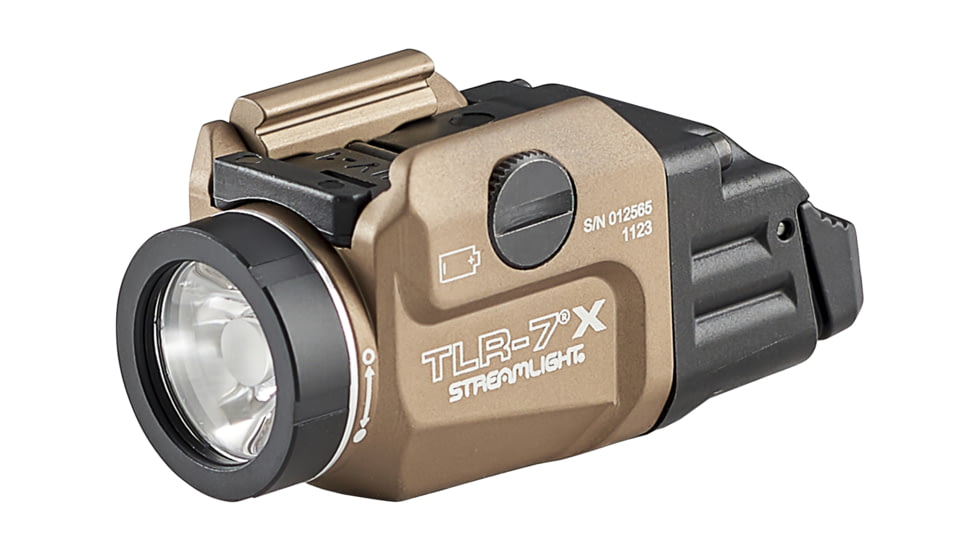 Streamlight TLR-7 X USB Multi-Fuel Rail Mounted Tactical Light, FDE, 69456
