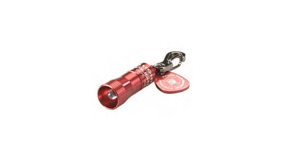 Streamlight National Fallen Firefighters Foundation Red Nano Light LED Keychain with White LED, Red 73005