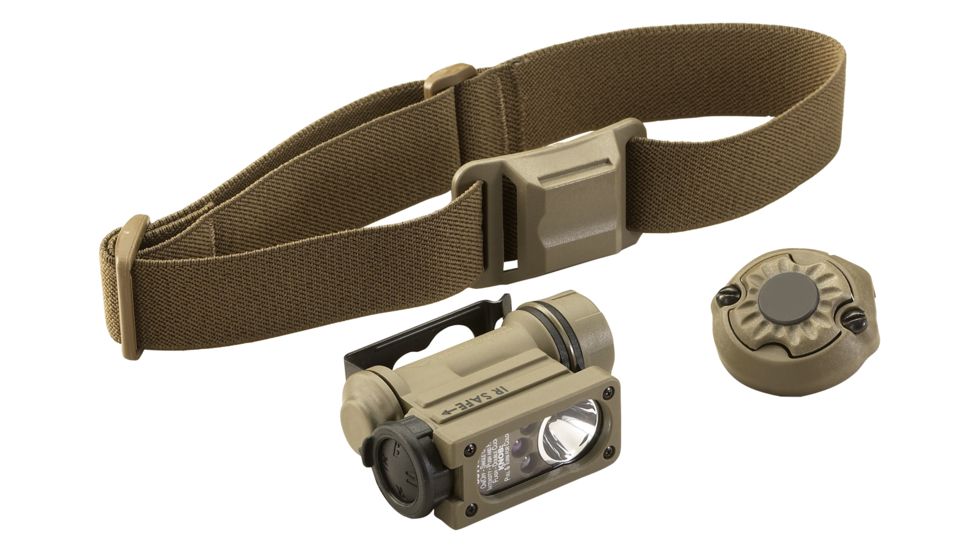 Streamlight Sidewinder Compact II Flashlight, Helmet Mount, Headstrap, Clam Pack 14512