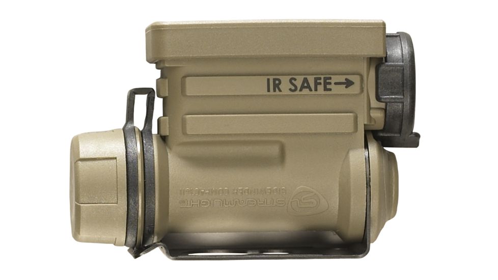 Streamlight Sidewinder Compact Ii Flashlight, Military Model, White C4 Led, Red/Blue/Ir Leds, E-Mount/Headstrap, Cr123A Lithium Battery, Clam Pack, 14517