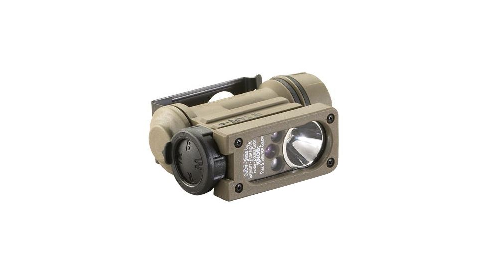Streamlight Sidewinder Compact II Aviation Flashlight - White C4 LED,Green,Blue,IR LED w/Rail Mount, Headstrap and CR123A Lithium Battery, Clam 14531