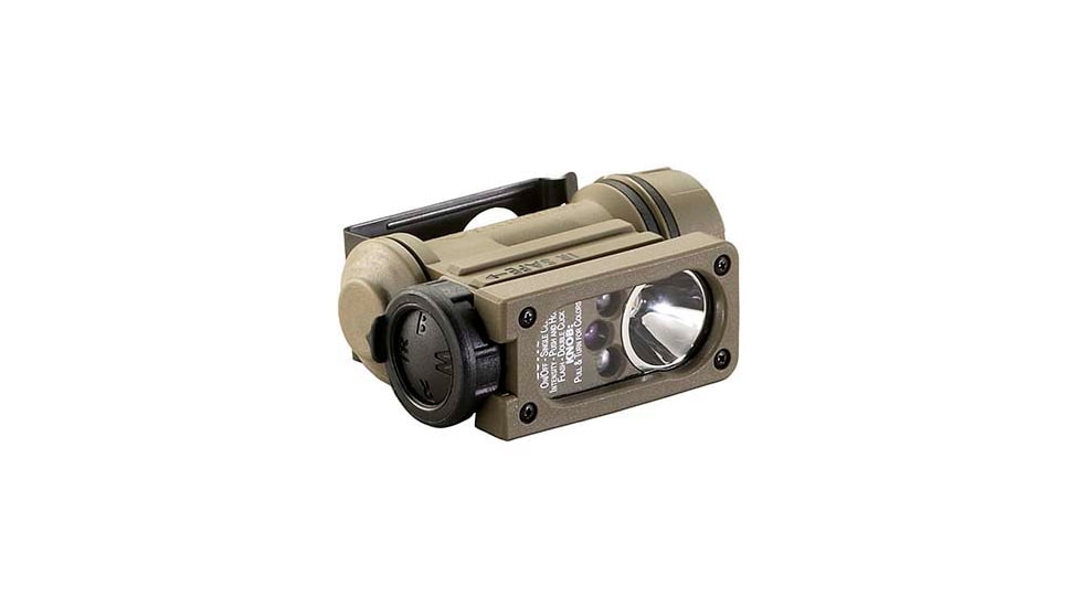Streamlight Sidewinder Compact II Rescue, 1 AA/CR123A Battery, White/Green/Blue/IR LEDs w/Diffuser, Box, 14534
