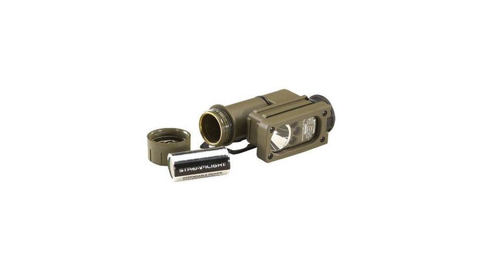 Streamlight Sidewinder Compact Tactical Flashlight, Coyote Tan - White, Red, Blue, IR LEDs - Coyote Tan 14104