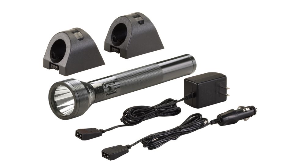 Streamlight SL-20L Rechargeable Flashlight, 120V AC/DC Charger, 2x NiCd Sleeves 20603