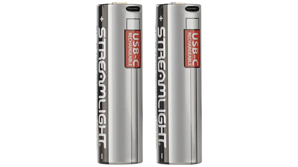 Streamlight SL-B48 USB Lithium Ion Battery - 2 Pack, Silver, 88133