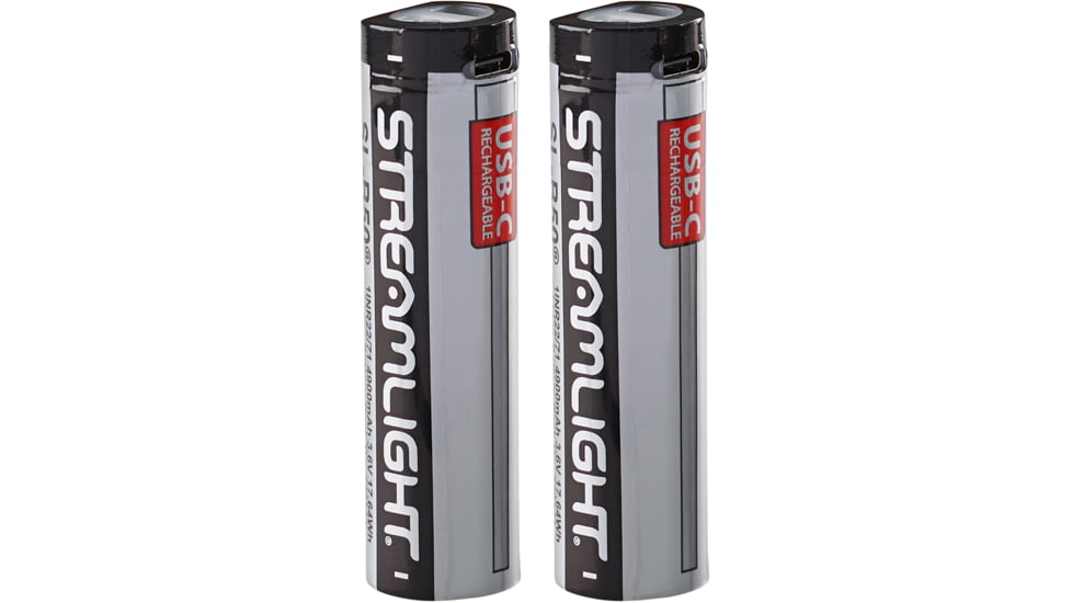 Streamlight SL-B50 Battery Pack, 2 Pieces, Black, 22112