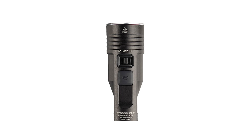 Streamlight Stinger 2020 LED 2000 Lumen Flashlight w/o charger, w/Y USB Cord &amp; Lanyard, Black, 78100