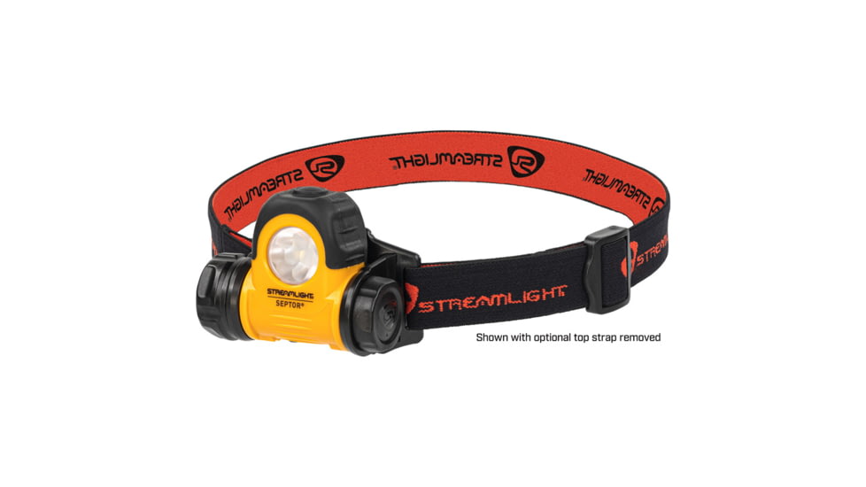 Streamlight Septor AAA 25-200 Lumens LED Headlamp, Yellow, 61052