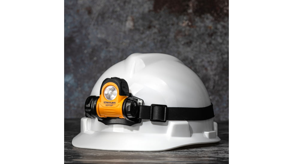 Streamlight Septor AAA 25-200 Lumens LED Headlamp, Yellow, 61052