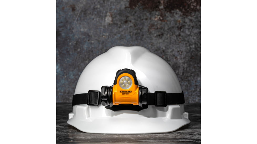 Streamlight Septor AAA 25-200 Lumens LED Headlamp, Yellow, 61052