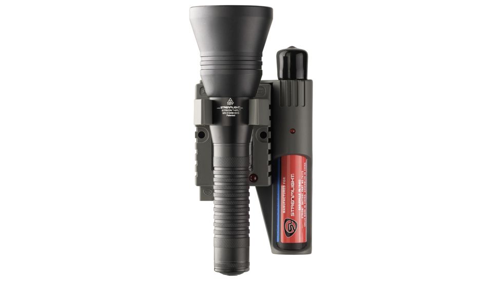 Streamlight Strion HPL Flashlight, 615 Lumens, Black, w/PiggyBack Charger 120V AC/DC USB, 74536